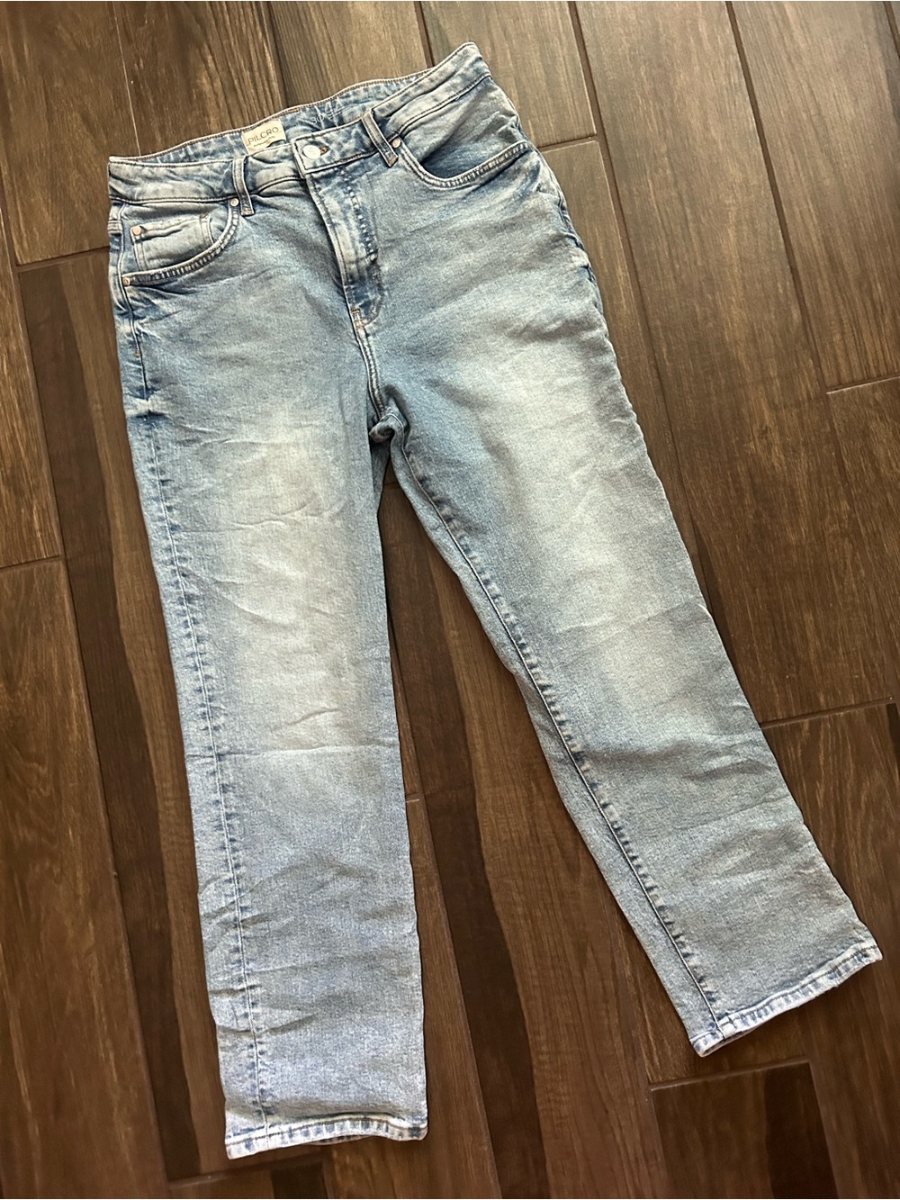 Anthropologie Pilcro Straight Leg Jeans in Light Wash Sz 30